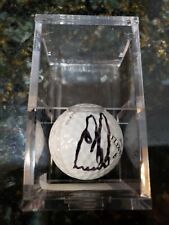 Ernie Els Signed Autographed Maxfli Elite Golf Ball White Column CC Plastic Case