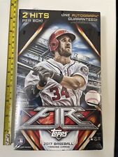 Topps 2017 Fire Baseball Hobby Box Factory Sealed in one autograph