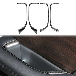 Reposabrazos de puerta de fibra de carbono real para Jaguar XF 2008-2011 - Imagen 1 de 10