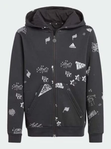 Adidas Sweatshirt C / Abzugshaube Junior Marke Love Allover Print - Farbe: - Bild 1 von 5