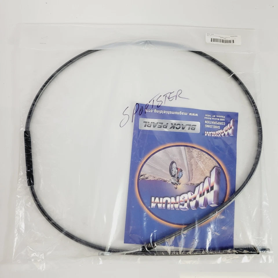 Cable de embrague Magnum Black Pearl de alta eficiencia 422510HE para Harley Sportster Foto 1 de 4