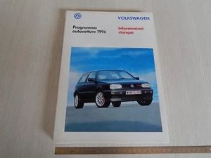 VOLKSWAGEN PRODUZ. 1996 ONLY PRESS SOLO USO STAMPA ORIGINALE GOLF GTI VR6 ETC - Picture 1 of 11