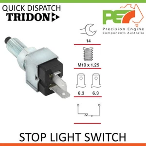 * TRIDON * Stop Brake Light Switch For Toyota Bundera RJ70 LJ70 - Turbo Diesel - Picture 1 of 4