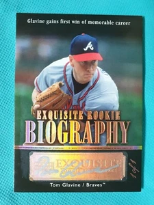 2007 SQUISITO TOM GLAVINE 1/1 AUTO ROOKIE BIOGRAFIA INCHIOSTRO ARGENTO AUTOGRAFO A2 - Foto 1 di 7