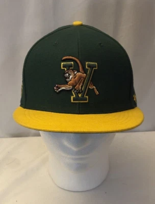 佛蒙特大学 Catamonts 47 品牌绿色和金色按扣帽 — 第 1/4 张图片