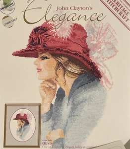 John Clayton's Elegant Ladies OLIVIA Counted Cross Stitch CHART ONLY Heritage - Picture 1 of 6