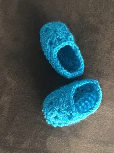 Crochet Baby Booties Crochet Doll Booties Crochet Doll Shoes GSQ - Picture 1 of 3