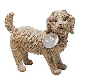 Standing Cockapoo Dog Ornament Leonardo Happy Paws Sculpture Figurine Cockerpoo - Picture 1 of 15