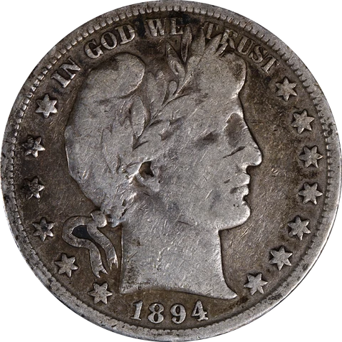 1894-S Barber Half Dollar Great Deals From The Executive Coin Company Cover