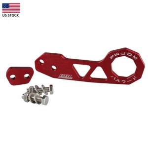 Anodized Billet Aluminum Racing Rear Tow Towing Hook Kit CNC for Honda - Picture 1 of 4