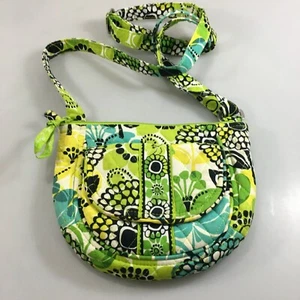 Bolso Bandolera Vera Bradley Lime's Up Algodón Acolchado - Imagen 1 de 5