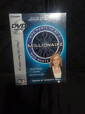 Who Wants To Be A Millionaire? DVD Game w/ Host Meredith Viera NEW SEALED  - Image 1 of 2