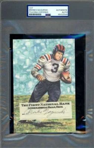 Bronko Nagurski PSA DNA Signed Goal Line Art Card GLAC Bears - Picture 1 of 1
