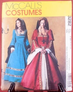 McCall's Costumes Tudor Gowns 3282 UNCUT FF Women 18 20 22 - Picture 1 of 4