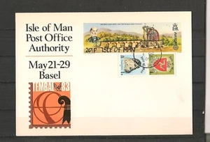Isle Of Man Postkarte,1983 Tembal Post Office Authority Basel Switzerland, RARE! - Bild 1 von 1