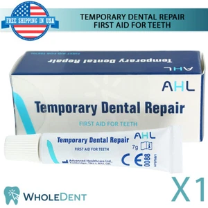 AHL Temporary OTC Dental Repair 7g Crowns Bridges Home Use Emergency First Aid - Picture 1 of 3
