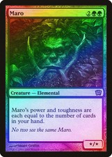Maro FOIL 9th Edition NM Green Rare MAGIC THE GATHERING MTG CARD ABUGames
