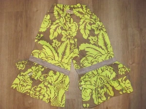 Pantalones Persnickety Parte Inferior Niveles Volantes Grandes TALLA 4 VERDE MARRÓN - Imagen 1 de 3
