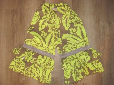 Pantalones Persnickety Parte Inferior Niveles Volantes Grandes TALLA 4 VERDE MARRÓN   Foto 1 de 3