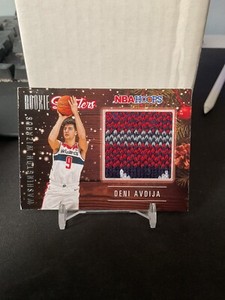 DENI AVDIJA 2020-21 HOOPS RC ROOKIE SWEATER PATCH RSW-DEN