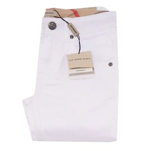 9652O pantaloni bimba bianco BURBERRY trousers pants kids - Imagen 1 de 4