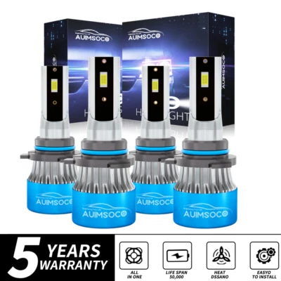 For Acura MDX Sport Utility 2014-2019 LED Headlight High Low Bulbs Kit 9005 9006 - Image 1 of 4