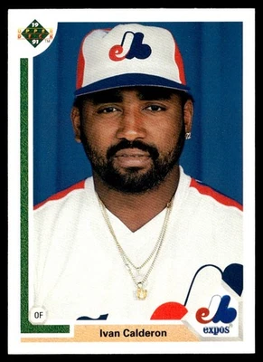 1991 Upper Deck Ivan Calderon Montreal Expos #786 - Image 1 of 2