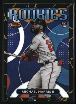 2023 Finest Rookies Design Kintsukuroi Black/Gold Michael Harris II Braves - Image 1 of 2