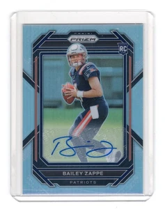 2022 Panini Prizm Silver Rookie Card RC Auto Autograph #305 Bailey Zappe - Picture 1 of 2