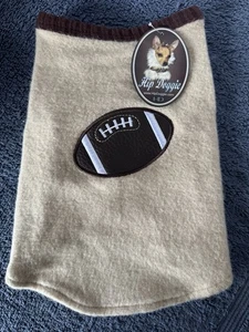 Hip Doggie Fußball Sportshirt hellbraun Hund Medium Gr. M - Bild 1 von 7