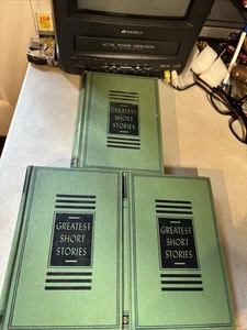 3 Vintage P.F. Collier Greatest Short Stories, Green Hc Volumes 1-2&5 - Bild 1 von 3