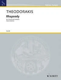 Rhapsody Mikis Theodorakis Score Clarinet and Orchestra Schott Music - Image 1 of 3