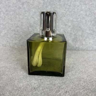 Lámpara difusora de aceite Lampe Berger Paris verde esmeralda vidrio fragancia Francia Foto 1 de 4