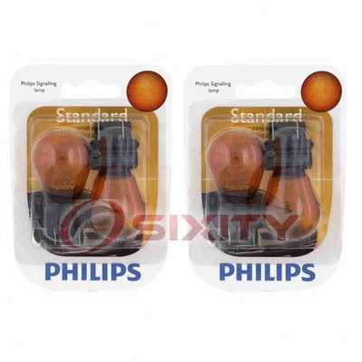 2 bombillas de señal de giro delanteras Philips para Nissan 350Z Altima Kicks gj Foto 1 de 4