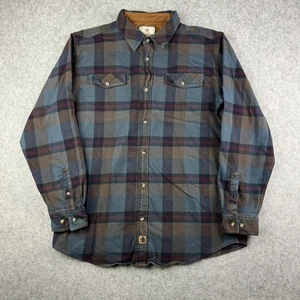 Camisa Legendary Whitetails Franela Para Hombres XLT Alta A Cuadros Azul Marrón Exterior* - Imagen 1 de 14