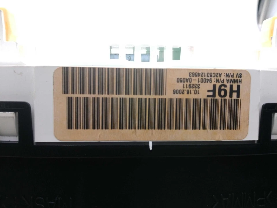 Medidor de velocímetro usado se adapta a: Hyundai Sonata Cluster 2007 MPH 2,4 L AT con electroni Foto 1 de 4