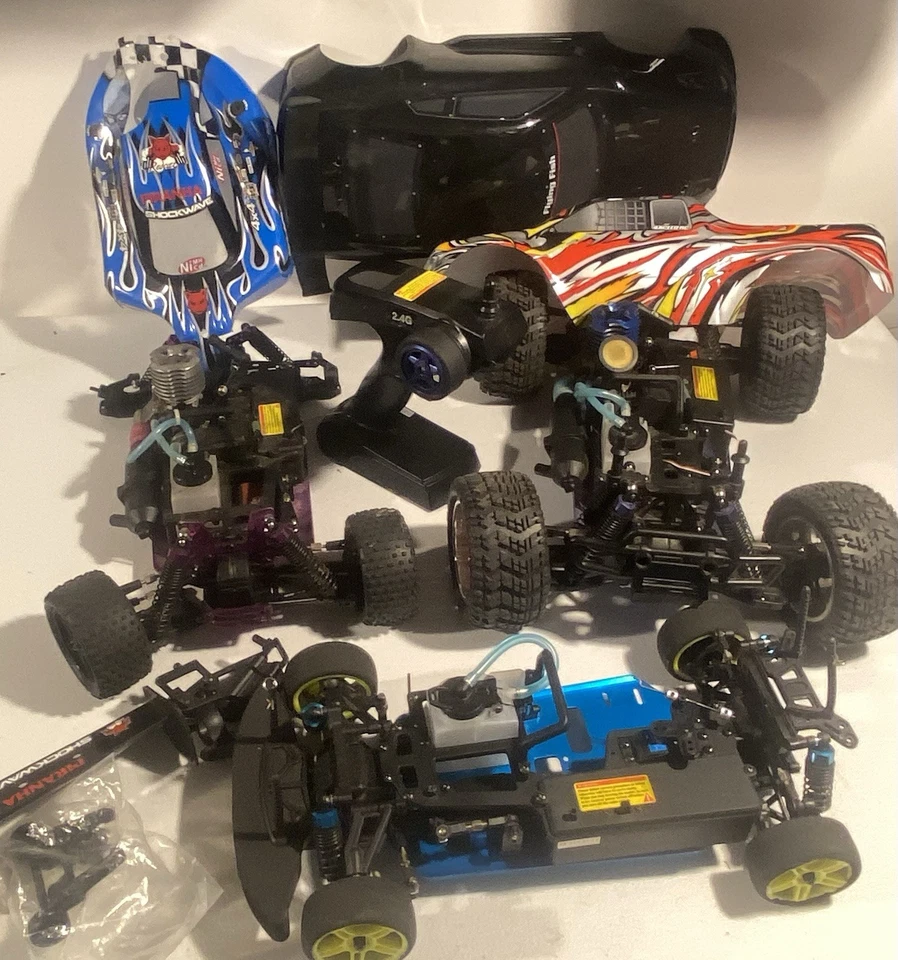 LOTE RC REDCAT HSP EXCEDER NITRO ESCALA 1/10 Foto 1 de 4