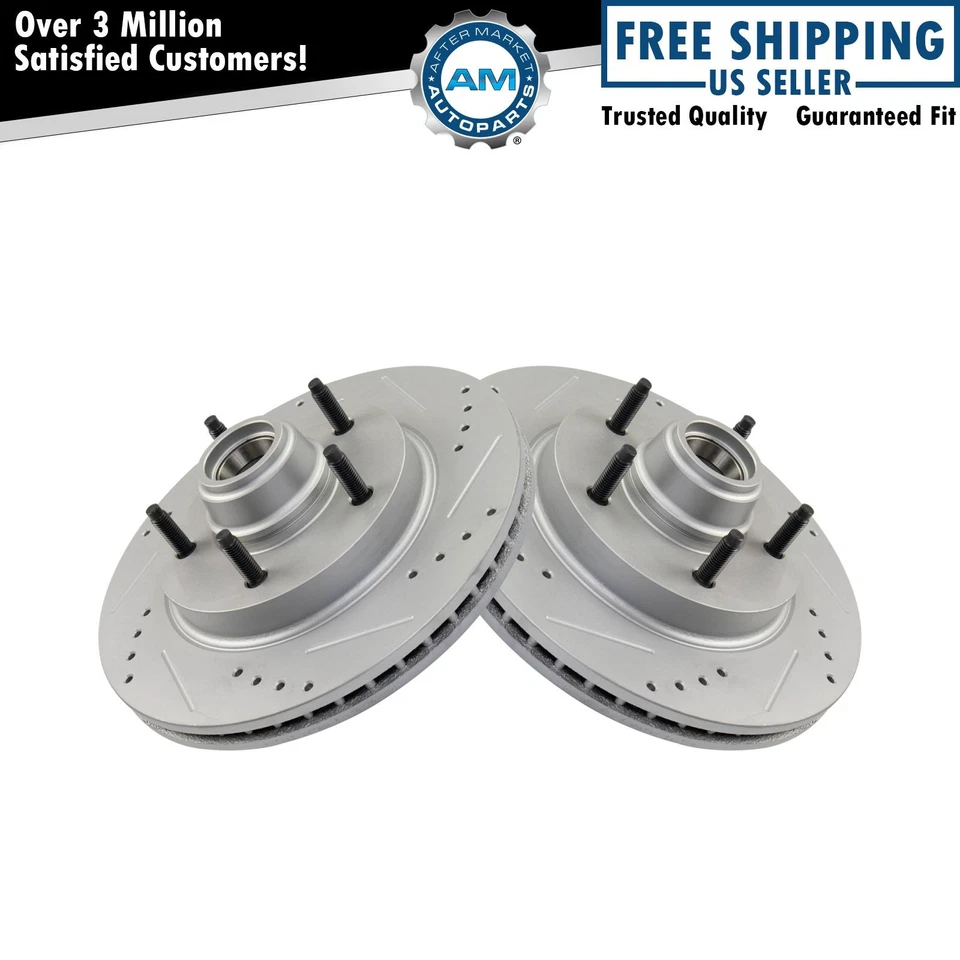 Juego de rotores de freno delanteros para Ford F-150 1997-1998 Foto 1 de 4