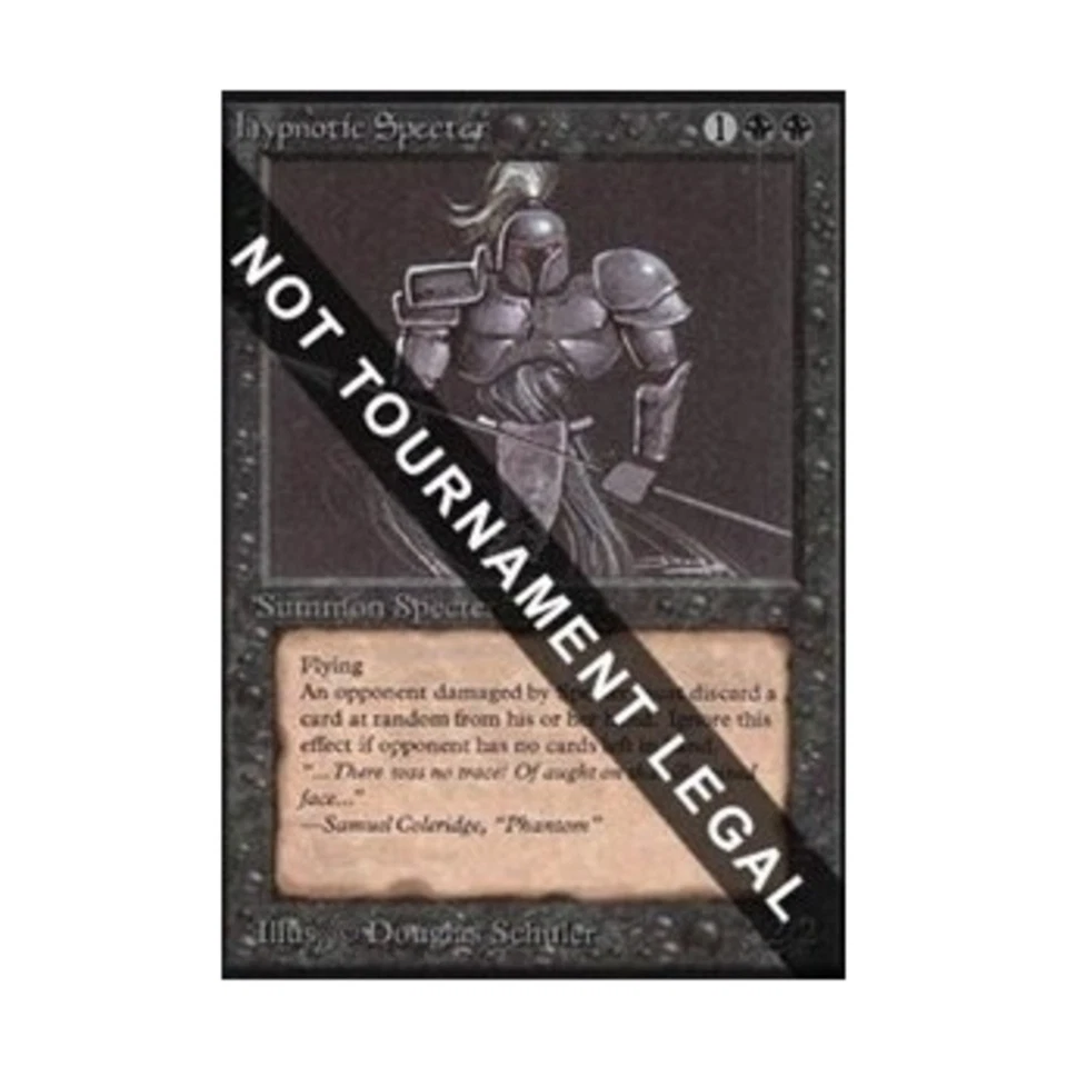 WOTC MtG Collector's Ed Hypnotic Specter (CE) (U) NM - Image 1 of 1