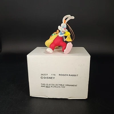 Vintage Disney Grolier Roger Conejo Adorno Navidad Magia 26231 115 con Caja Foto 1 de 4