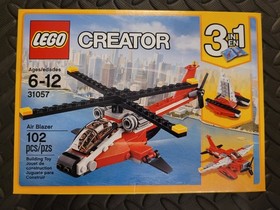 LEGO CREATOR 31057: 3 in 1 Air Blazer, New and Factory Sealed, Retired In 2018