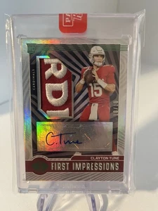 2023 Panini Illusions Clayton Tune First Impressions RPA Rookie Patch Auto /10 - Picture 1 of 2