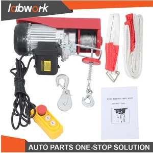 Labwork 880lbs Electric Hoist 110V 980W with 14FT/4.2m Wired Remote Control - Picture 1 of 17