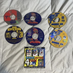 Sega Sonic PC Sonic R Sonic & Knuckles Smash Pack 2 Sammlung Lot Windows 95/98 - Bild 1 von 6