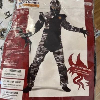 DISFRAZ - FUERZAS ARTÍSTICAS NINJA - Cosplay, Halloween, diversión diaria. Talla PEQUEÑA (6/8) Foto 1 de 4