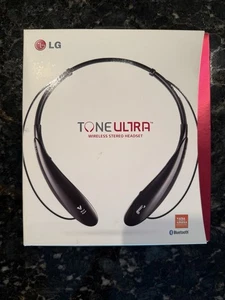 LG Tone Ultra HBS-800 Wireless Stereo Headset Neck Headphones Black - Photo 1 sur 1