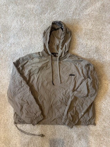 Giacca a vento ZARA x RHUIGI kaki con cappuccio uomo media M Rhude Collab