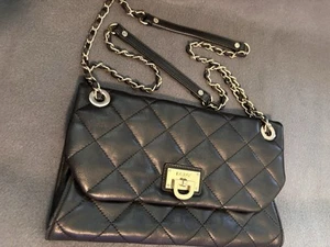 DKNY Envelope Shoulder Bag Crossbody Quilted Convertible Chain Strap - Picture 1 of 7