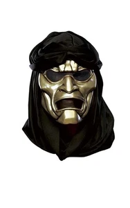 300 IMMORTAL VACUFORM MASK ADULT MENS LICENSED HALLOWEEN COSTUME ACCESSORY +HOOD - Picture 1 of 2