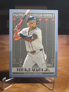 2024 Topps Heritage High Number Ronald Acuña Jr. Perfectamente programado #PP-9 - Imagen 1 de 2